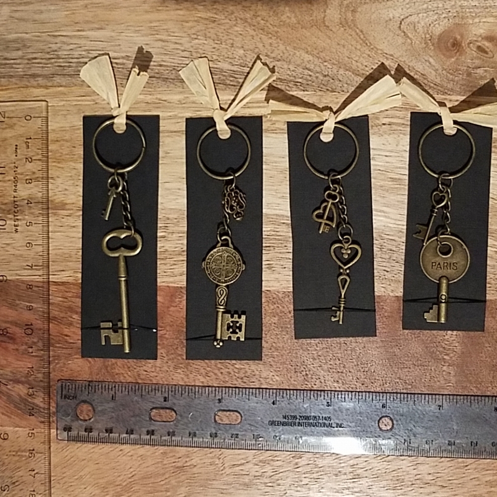 Antique finished keychains